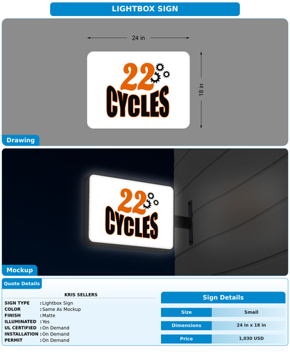 CUSTOM MOCKUP SIGN FOR Kris Sellers