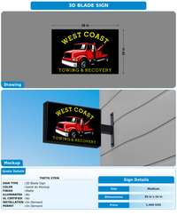 CUSTOM MOCKUP SIGN FOR Thetis Stein