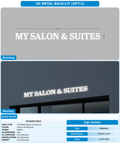CUSTOM MOCKUP SIGN FOR Richard Dean