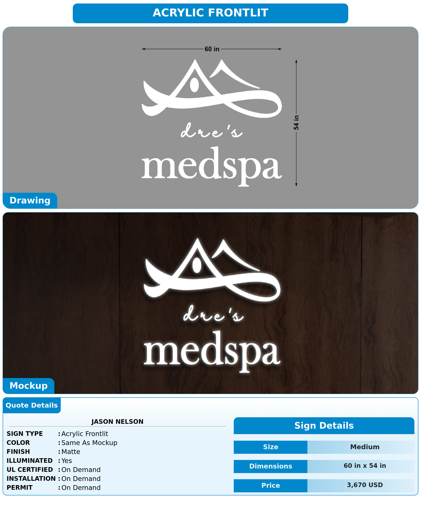 CUSTOM MOCKUP SIGN FOR Jason Nelson