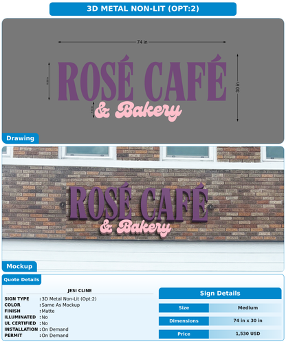 CUSTOM MOCKUP SIGN FOR jesi cline