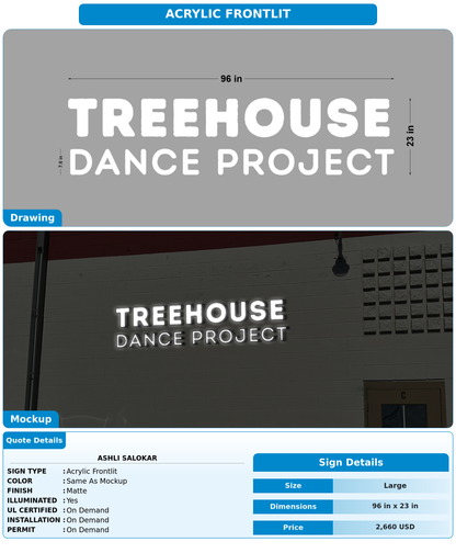 CUSTOM MOCKUP SIGN FOR Ashli Salokar