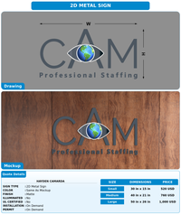 CUSTOM MOCKUP SIGN FOR Hayden Camarda