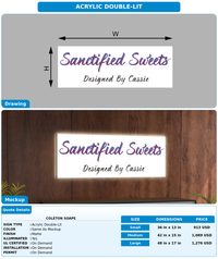 CUSTOM MOCKUP SIGN FOR Coleton Soape