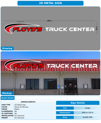 CUSTOM MOCKUP SIGN FOR Jordan Namuth