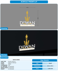 CUSTOM MOCKUP SIGN FOR yahya Hamed