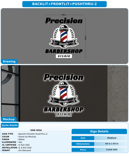 CUSTOM MOCKUP SIGN FOR Ivan Vega