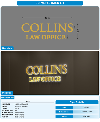 CUSTOM MOCKUP SIGN FOR AJ C
