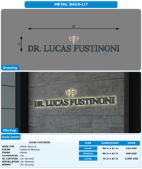 CUSTOM MOCKUP SIGN FOR Lucas Fustinoni