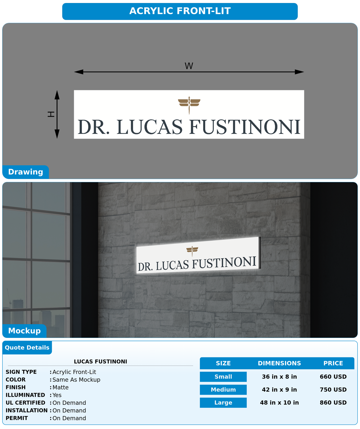 CUSTOM MOCKUP SIGN FOR Lucas Fustinoni
