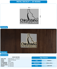 CUSTOM MOCKUP SIGN FOR David Meltzer