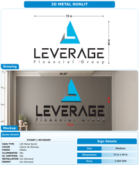 CUSTOM MOCKUP SIGN FOR Stuart L McCreary
