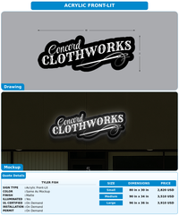 CUSTOM MOCKUP SIGN FOR Tyler Fish