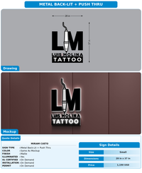 CUSTOM MOCKUP SIGN FOR Miriam Cueto