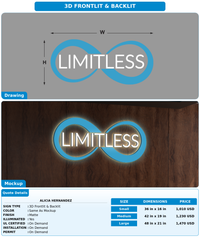 CUSTOM MOCKUP SIGN FOR Alicia Hernandez