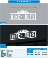 CUSTOM MOCKUP SIGN FOR Garrett Kopp