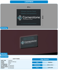CUSTOM MOCKUP SIGN FOR Scott Young