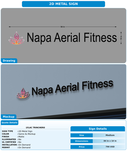 CUSTOM MOCKUP SIGN FOR Lylac Trinchero