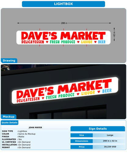 CUSTOM MOCKUP SIGN FOR John Mayer