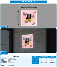 CUSTOM MOCKUP SIGN FOR Aiyana Davis