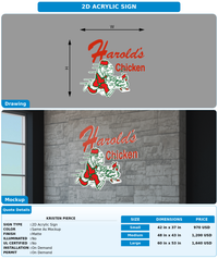 CUSTOM MOCKUP SIGN FOR Kristen Pierce