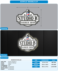 CUSTOM MOCKUP SIGN FOR Brandon mcmillan