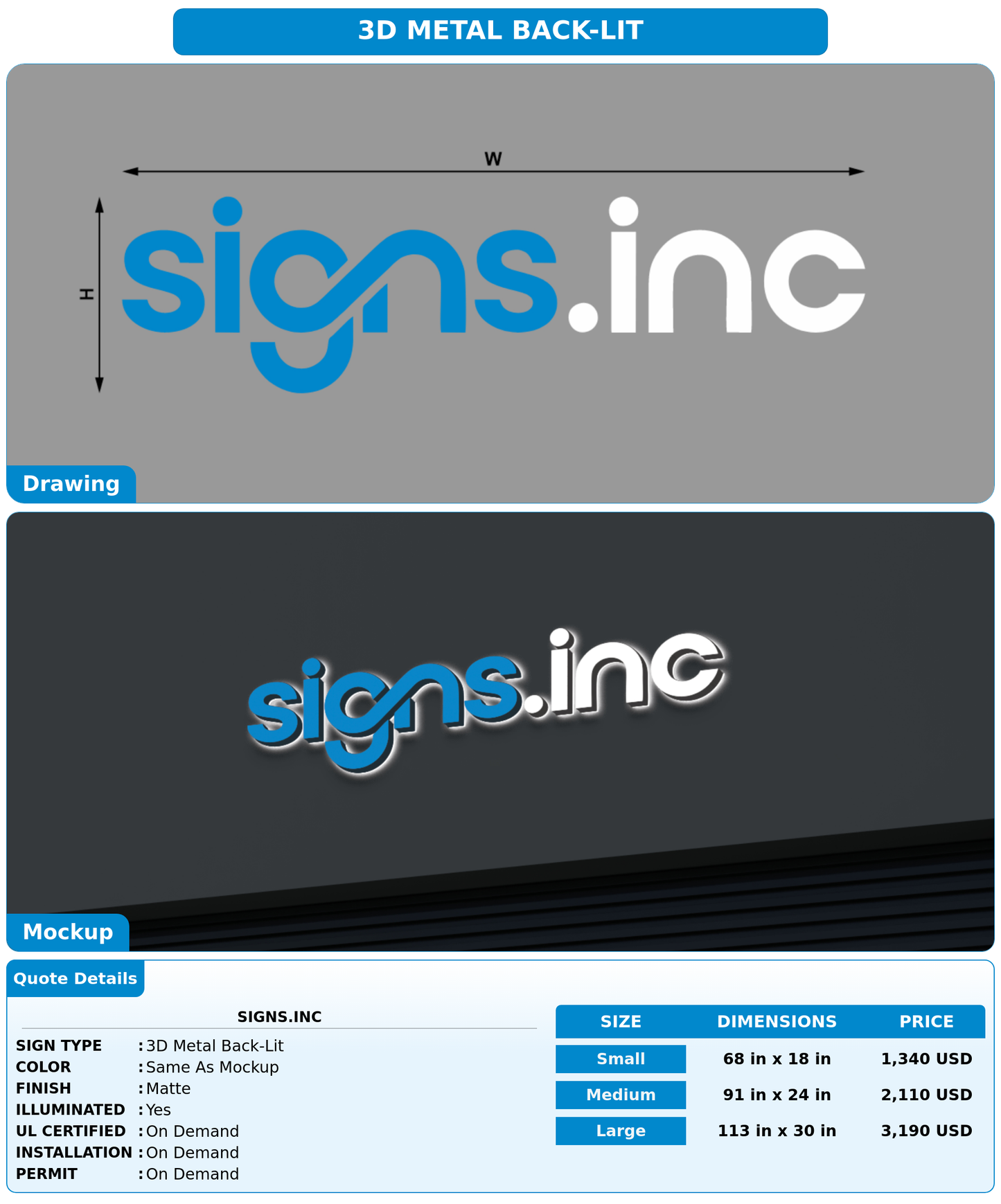 CUSTOM MOCKUP SIGN FOR Signs.inc