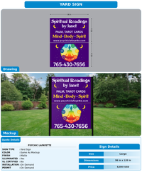 CUSTOM MOCKUP SIGN FOR Psychic Lafayette
