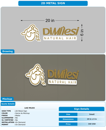 CUSTOM MOCKUP SIGN FOR Laiz Milesi