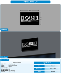 CUSTOM MOCKUP SIGN FOR joseph caruso
