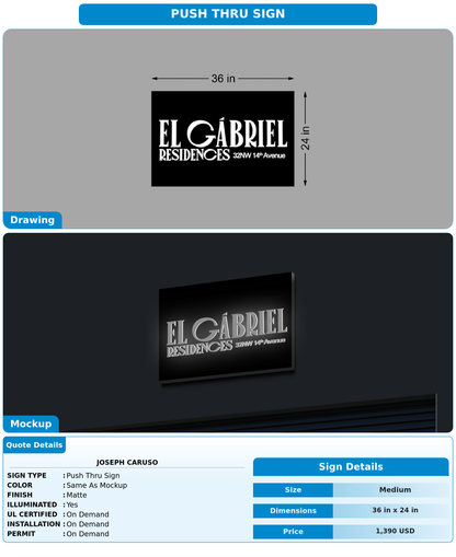 CUSTOM MOCKUP SIGN FOR joseph caruso