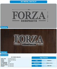 CUSTOM MOCKUP SIGN FOR Dr. Drew Voelsch
