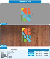 CUSTOM MOCKUP SIGN FOR Sophia Donan