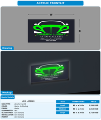 CUSTOM MOCKUP SIGN FOR Lidia Lorenzo