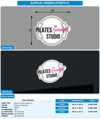 CUSTOM MOCKUP SIGN FOR tara pagerie