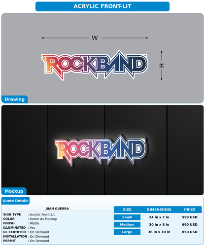 CUSTOM MOCKUP SIGN FOR Juan Guerra
