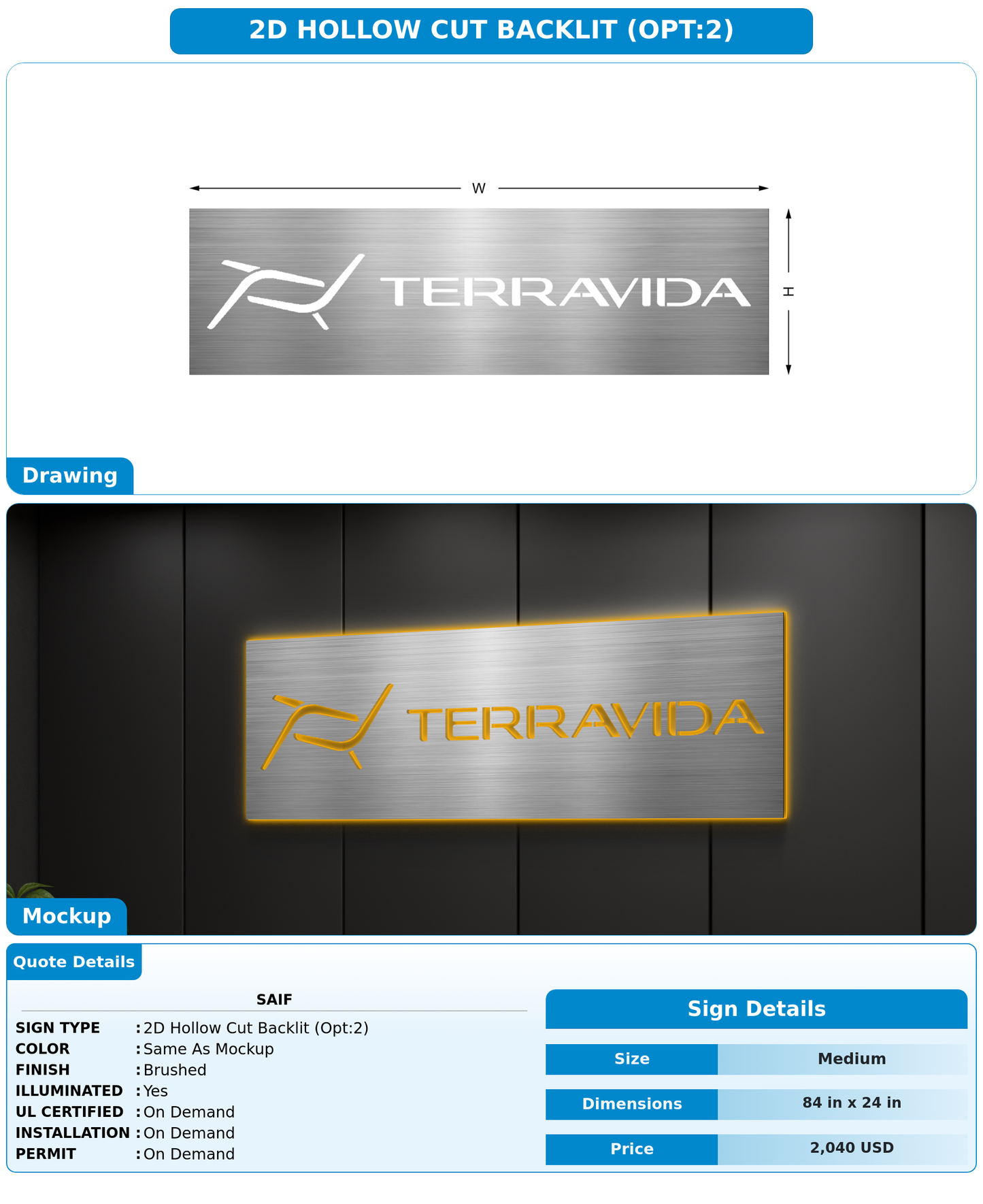 CUSTOM MOCKUP SIGN FOR Saif