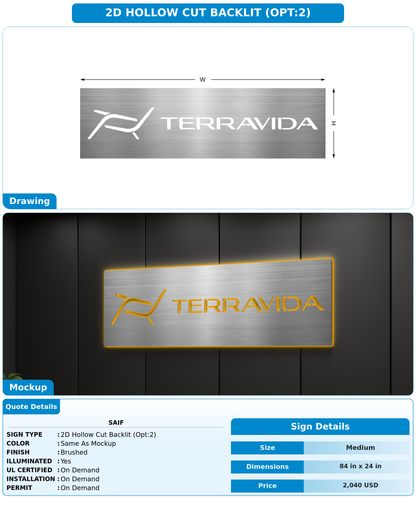 CUSTOM MOCKUP SIGN FOR Saif