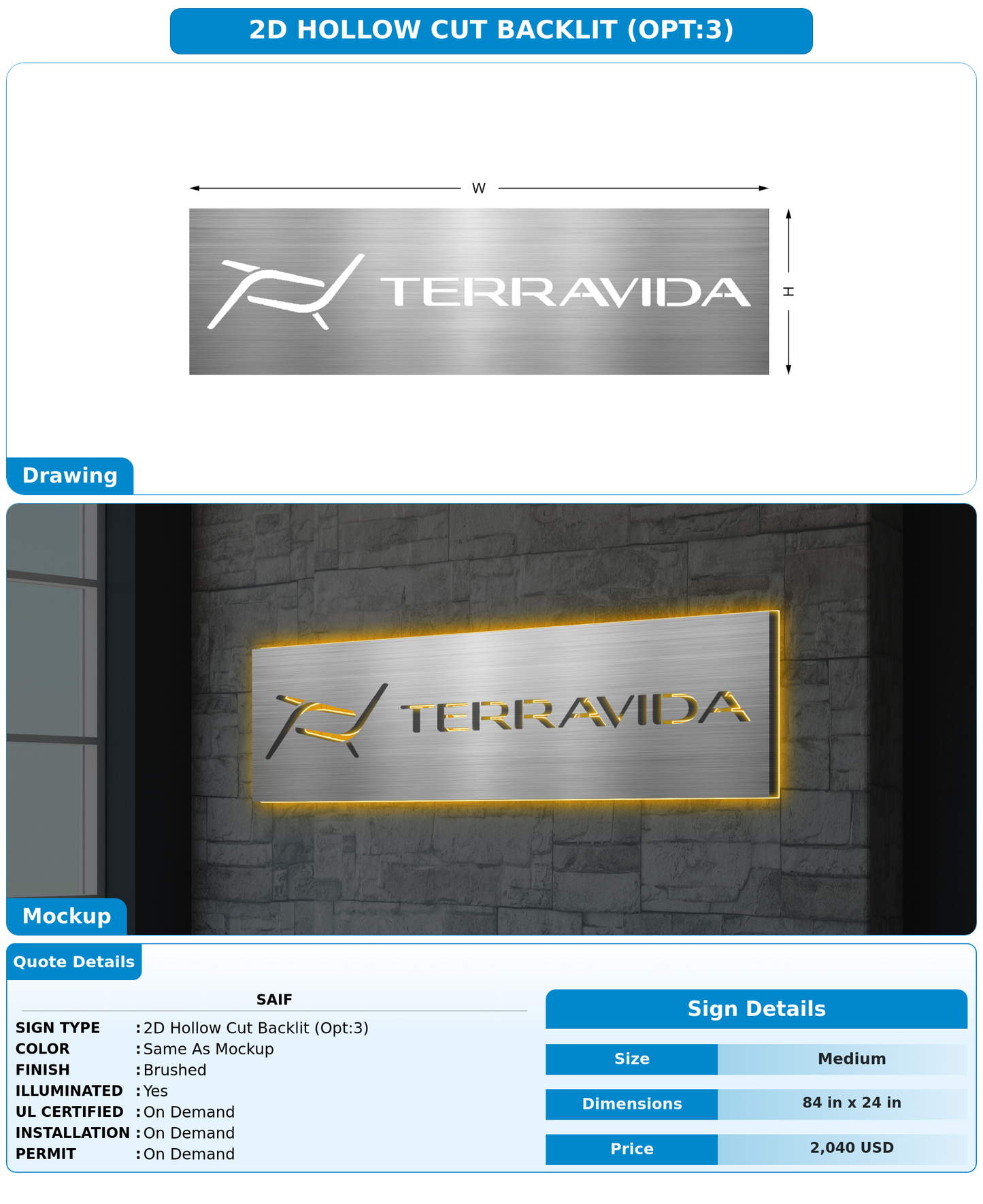 CUSTOM MOCKUP SIGN FOR Saif