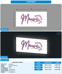 CUSTOM MOCKUP SIGN FOR Cassandra gamboa