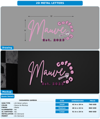 CUSTOM MOCKUP SIGN FOR Cassandra gamboa