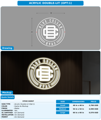 CUSTOM MOCKUP SIGN FOR steve dorst