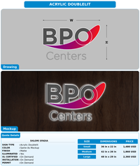 CUSTOM MOCKUP SIGN FOR SHLOMI SFADIA