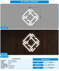 CUSTOM MOCKUP SIGN FOR Taylor Roberts