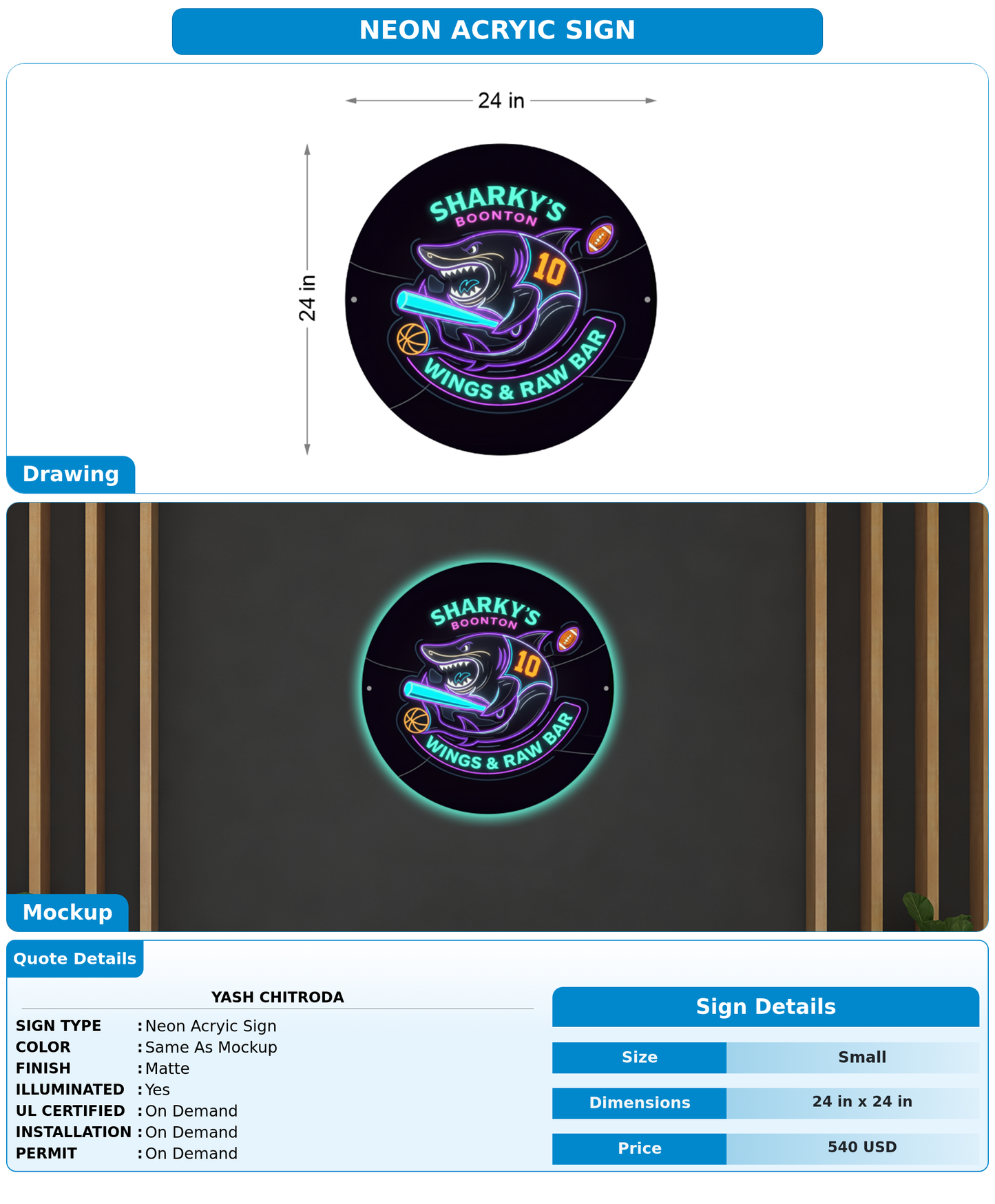 CUSTOM MOCKUP SIGN FOR Yash Chitroda