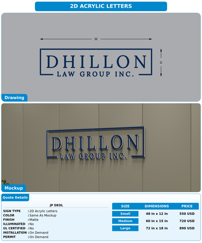 CUSTOM MOCKUP SIGN FOR JP Deol