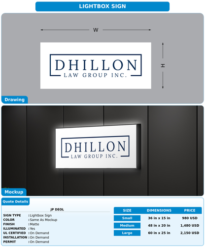 CUSTOM MOCKUP SIGN FOR JP Deol
