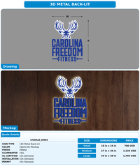 CUSTOM MOCKUP SIGN FOR Charlie Jones