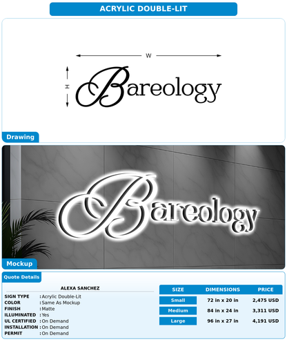 CUSTOM MOCKUP SIGN FOR Alexa Sanchez