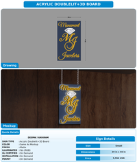 CUSTOM MOCKUP SIGN FOR Deepak  Sukhram